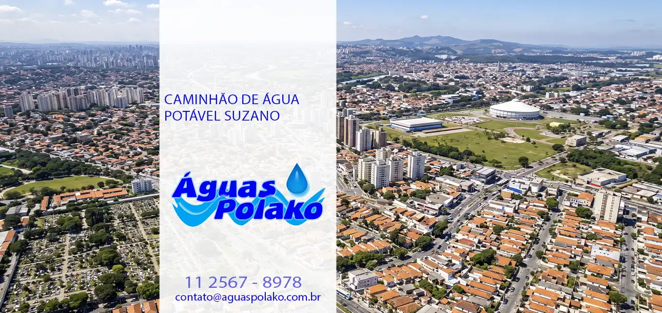 Caminhão de Água Potável Suzano